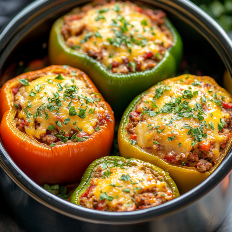 Easy and Quick Stuffed Bell Peppers