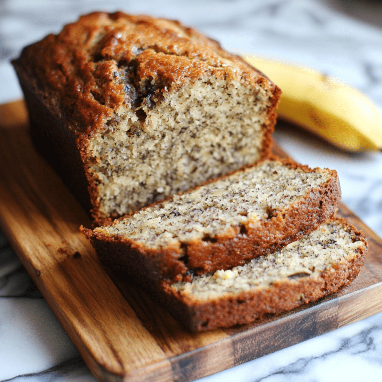 Fluffy Moist Banana Bread