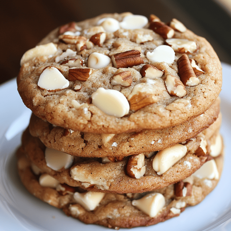 Easy Quick Pecan and White Chocolate Chip Cookies Recipe