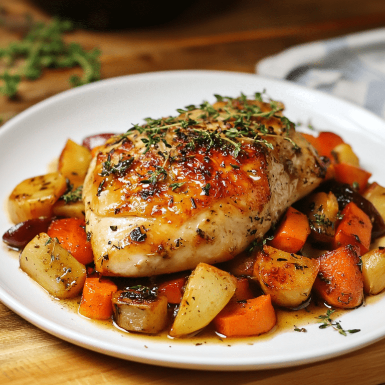 Easy and Quick Roast Chicken with Vegetables: A Flavorful and Nutritious Dinner Option