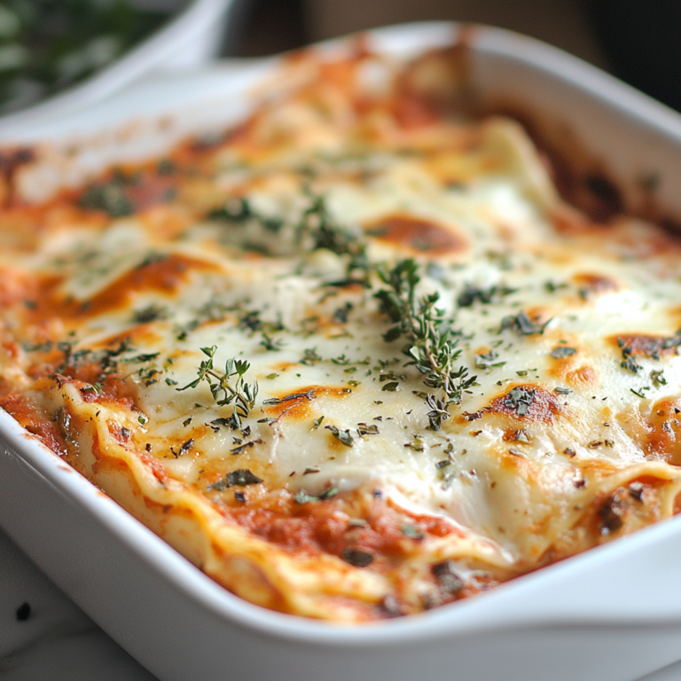 Easy Quick Baked Chicken Lasagna Recipe