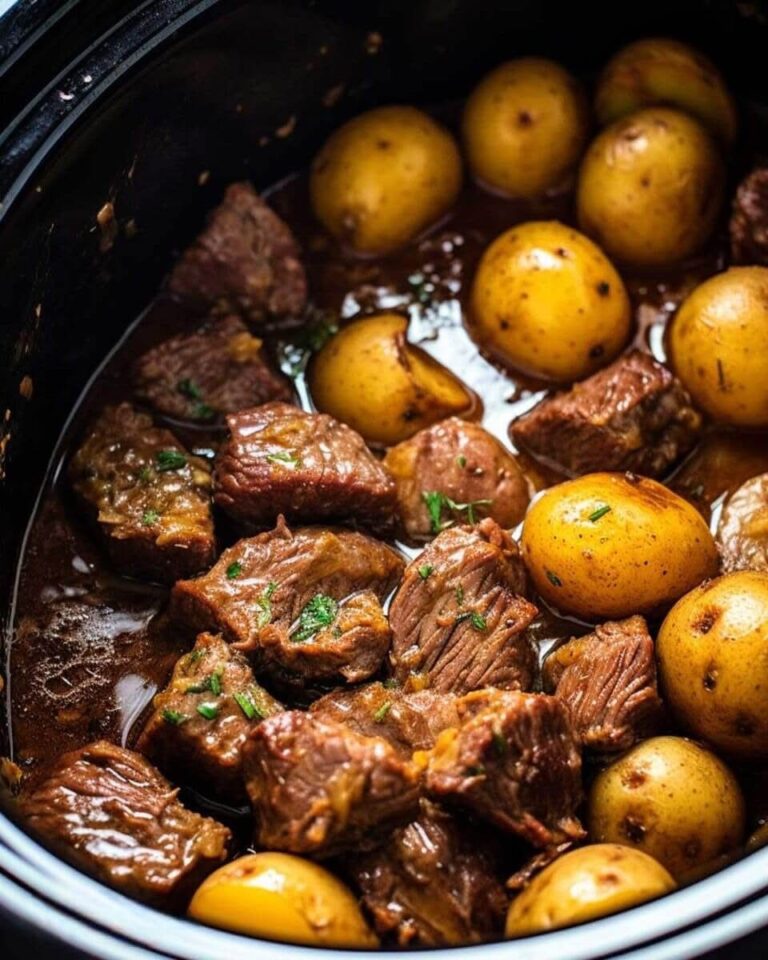 Steak and Garlic Butter Potatoes