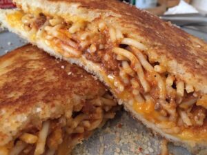 Best Spaghetti & Cheese Sandwich Recipe