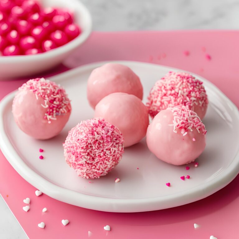 Best Strawberry Cake Pops with Strawberry Icing