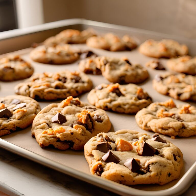 Best Moist Chocolate Chip & Butterfinger Cookies