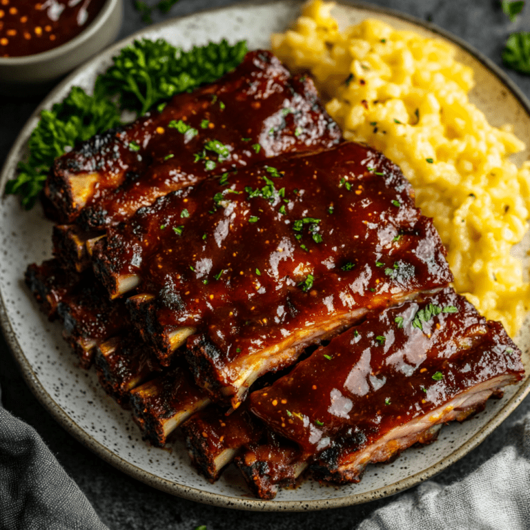 Best Saucy Ribs Recipe