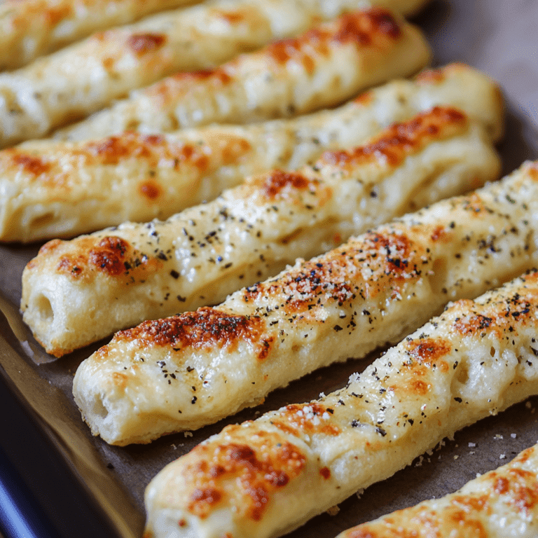 Best Parmesan Garlic Breadsticks Recipe