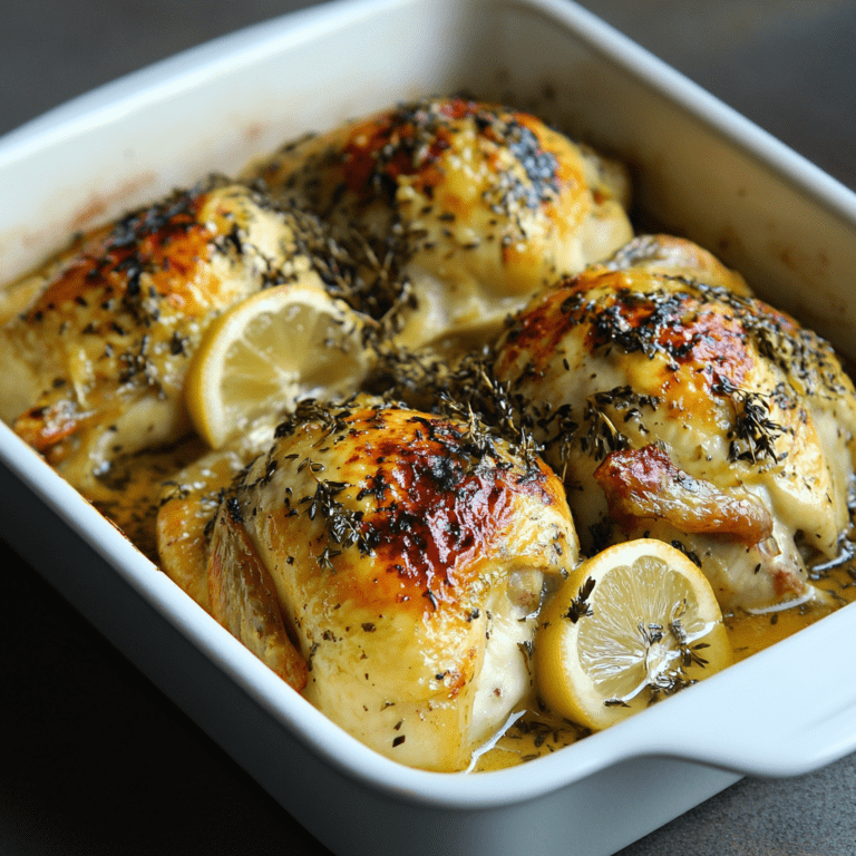 Lemon Herb Butter Roasted Chicken